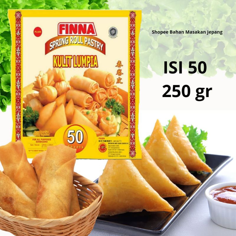 

FINNA Kulit Lumpia 50 lembar Halal | Spring Roll Pastry