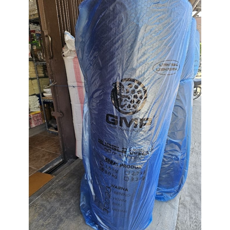 

Bubble Wrap GMP 125cm x 50 m tebal 3kg