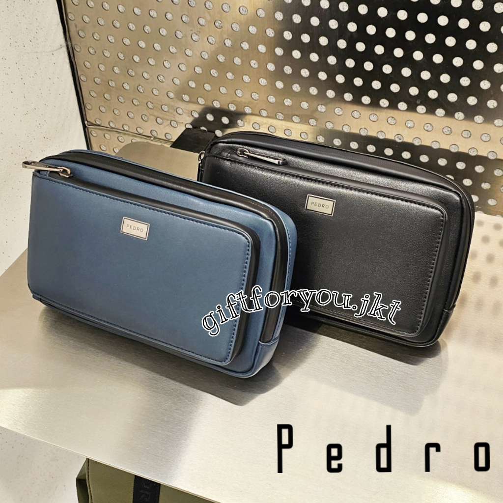 Tas Pria Casual Clutch Pedro Original Man Bag Cowok Laki Laki Tas Santai