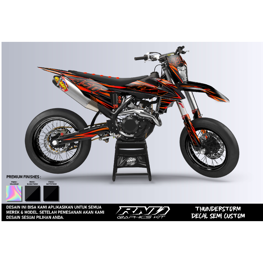 DECAL KTM EXC 250/450 2019/2022