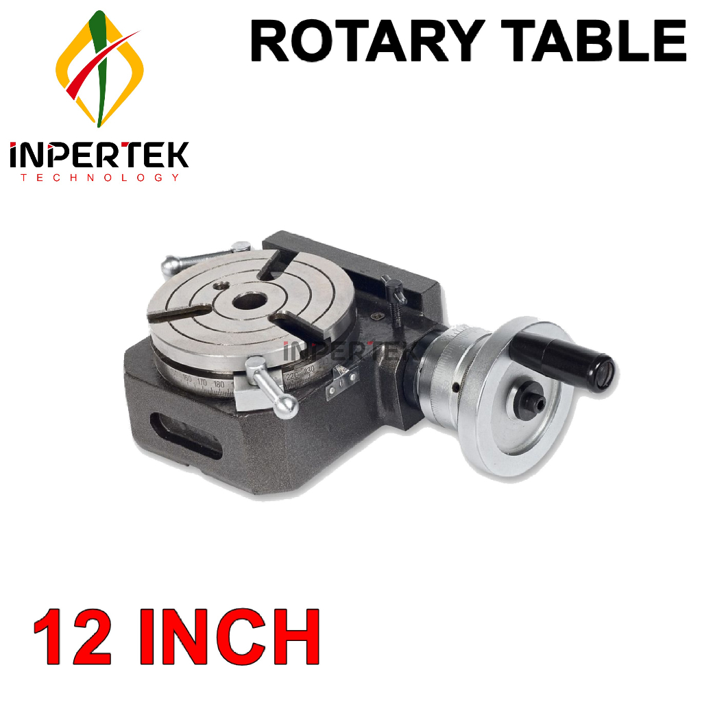 Rotary Table 12" Meja Putar Milling Dividing Vertical Horizontal 12 Inch