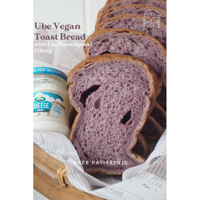 

Ube Vegan Toast Bread - Roti Vegan