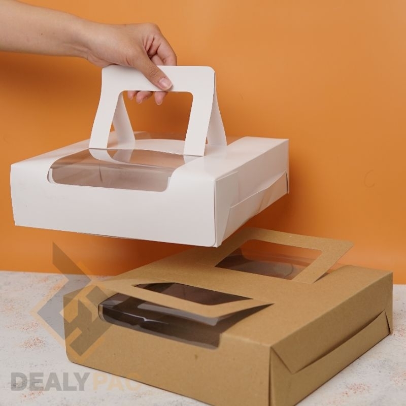 

Box Handle 25x25x7cm - per 10pcs + alas mika pudding