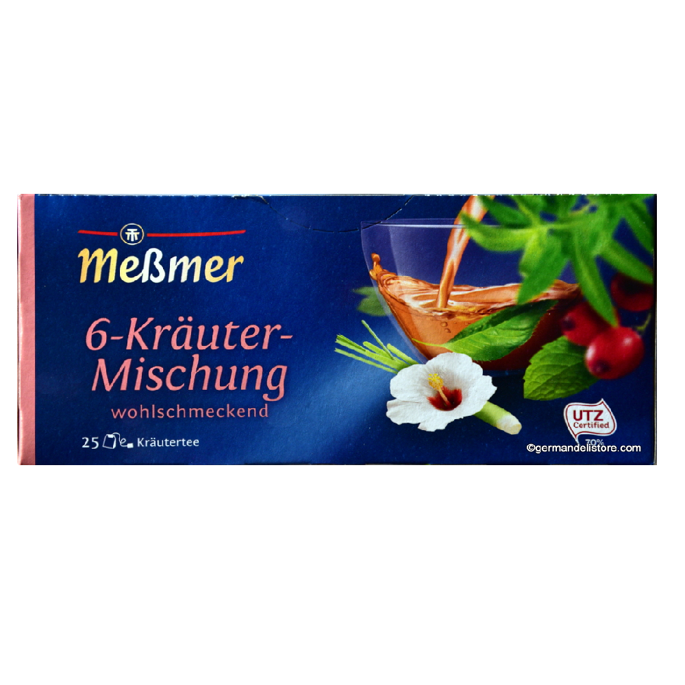 

Messmer Herbal Tea 6 Herbs Blend Tea 25 x 2 Gram