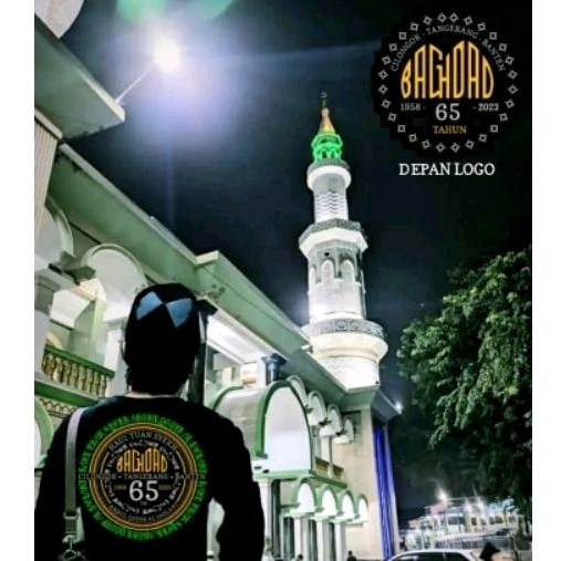 Kaos haul ke 65 Cilongok-baghdad logo bulat