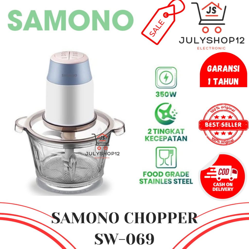 SAMONO CHOPPER TYPE SW-069 / SW069 / CHOPPER PENGGILING DAGING  SAMONO/ PENGGILING DAGING / GARANSI 