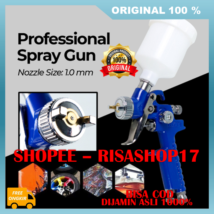 Spray Nozzle Airbrush Professional Spray Gun Alat Cat Semprot Motor Mobil Semprotan Cat Multifungsi 