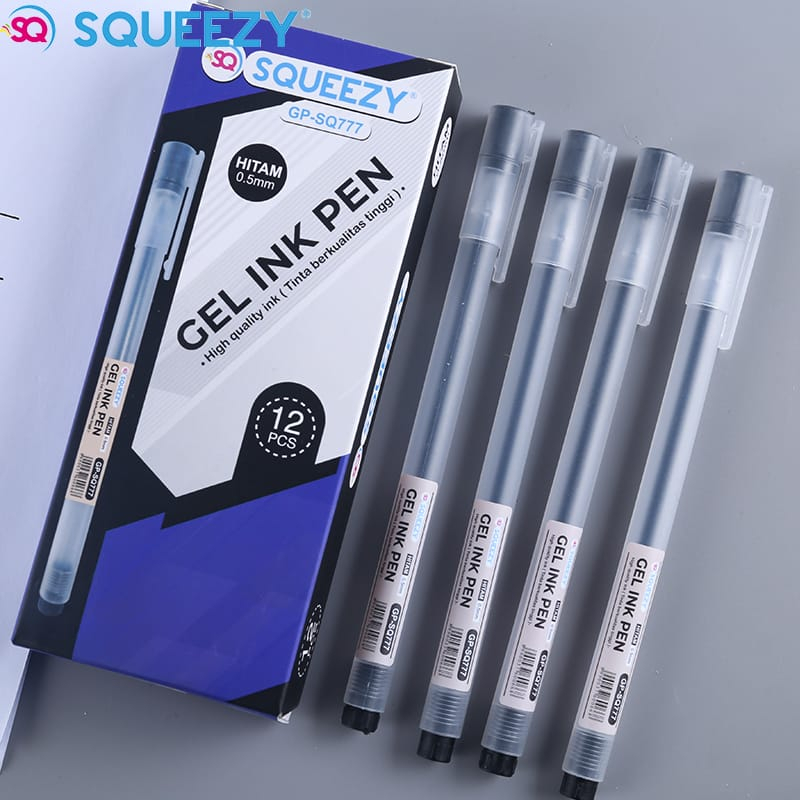 

Pulpen Gel 0.5mm SQUEEZY GP-SQ777 (12pc)