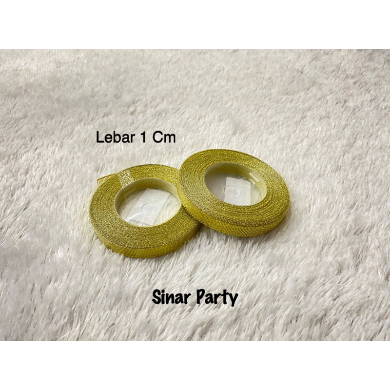

Pita Roll Gliter Lebar 1 Cm