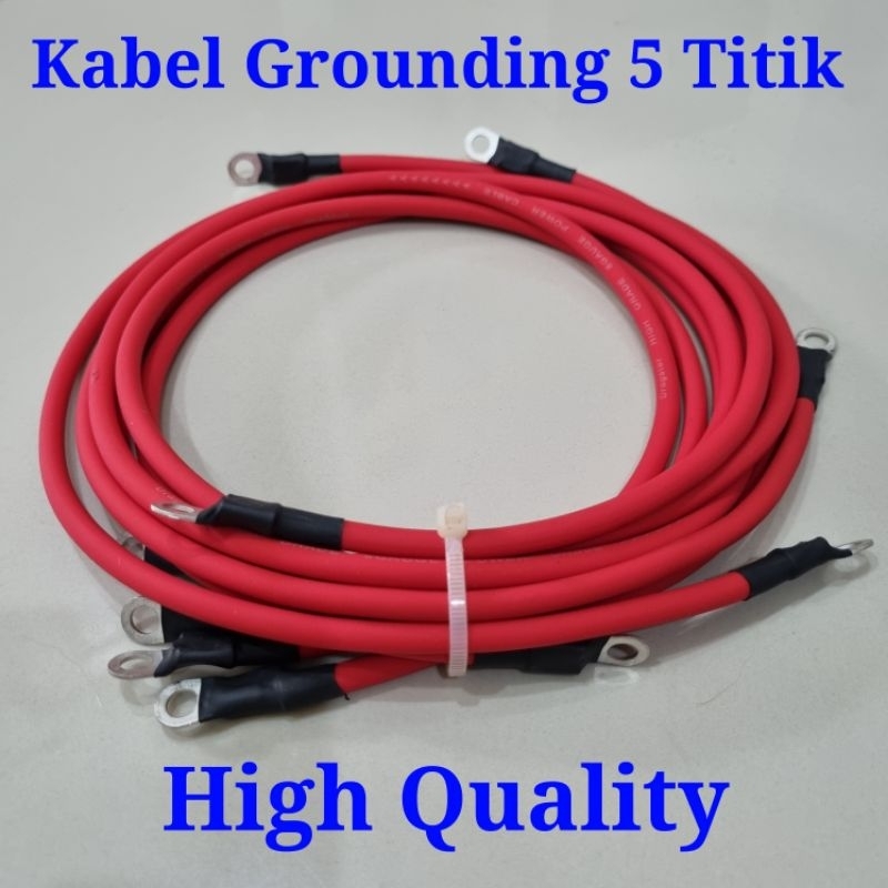 KENDAL Kabel Ground Mobil 8 awg 8awg 5 Titik Tanpa Header Kepala Aki