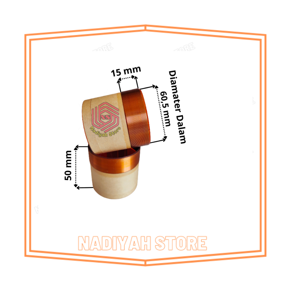 Spool Speaker Spul Spiker 15 Inch 60.5mm Voice Coil Speaker 15 Inchi