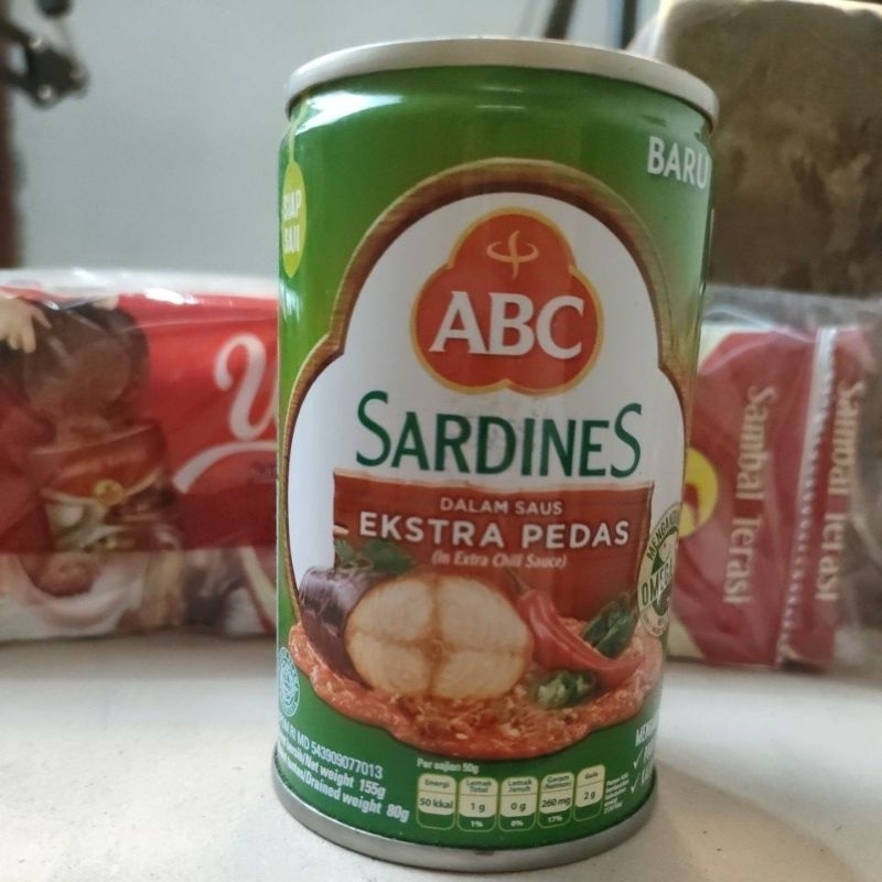 

Sardines ABC Extra Pedas 155g