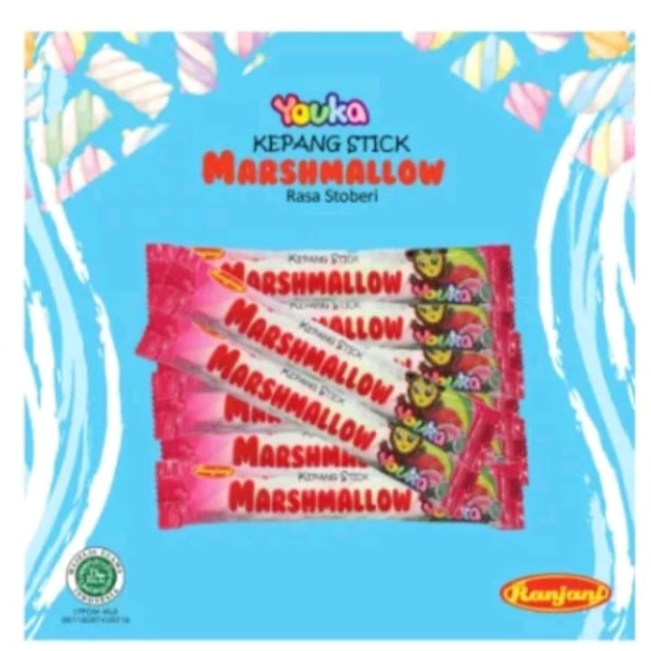 

Youka Marshmellow Kepang Stick | Isi 20 pcs @ 6 Gr | Ranjani