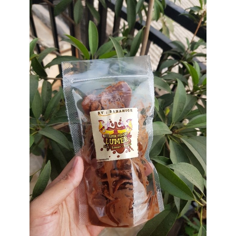 

BanaNice Kripik Pisang Lumer Viral Varian Rasa Chocolate 50gr