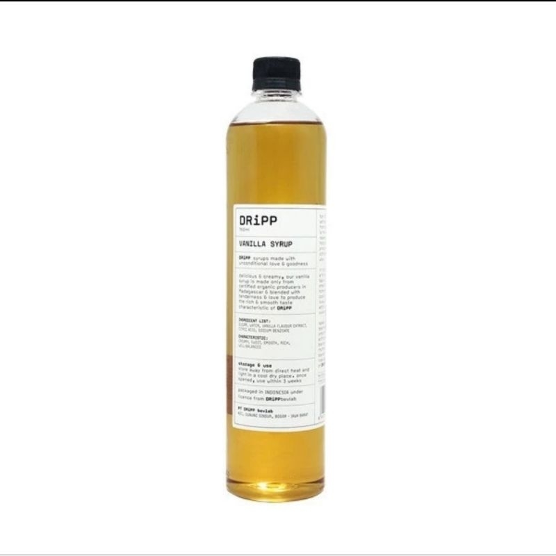 

DRIPP Syrup Vanilla - Sirup Vanila 760ml