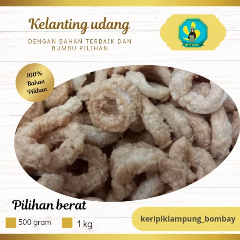 

klanting udang / lanting bawang enak dan gurih berat isi 1kg