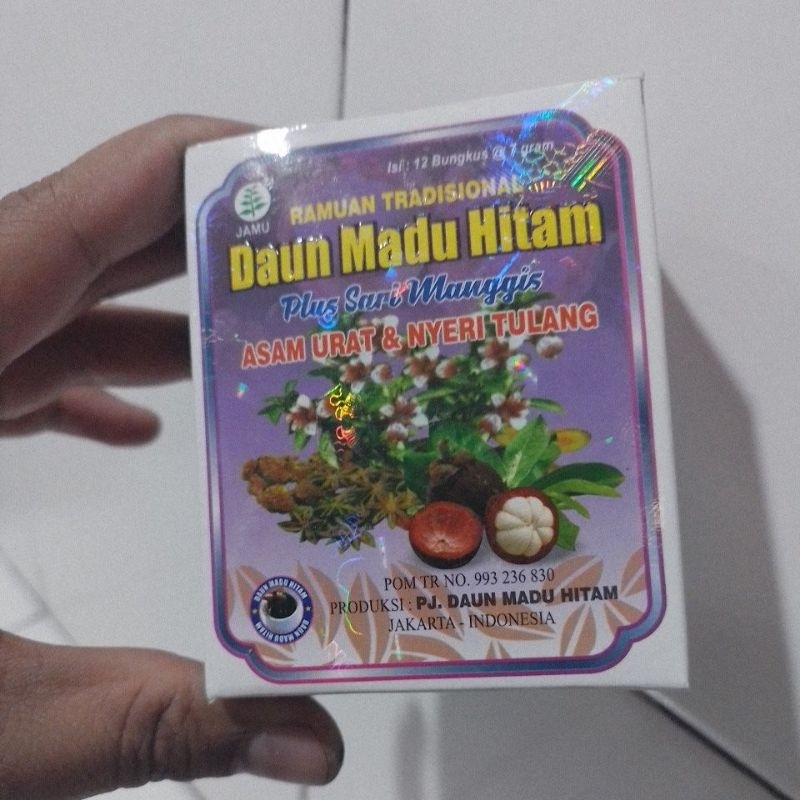 

Jamu Daun Madu Hitam Plus Sari Manggis