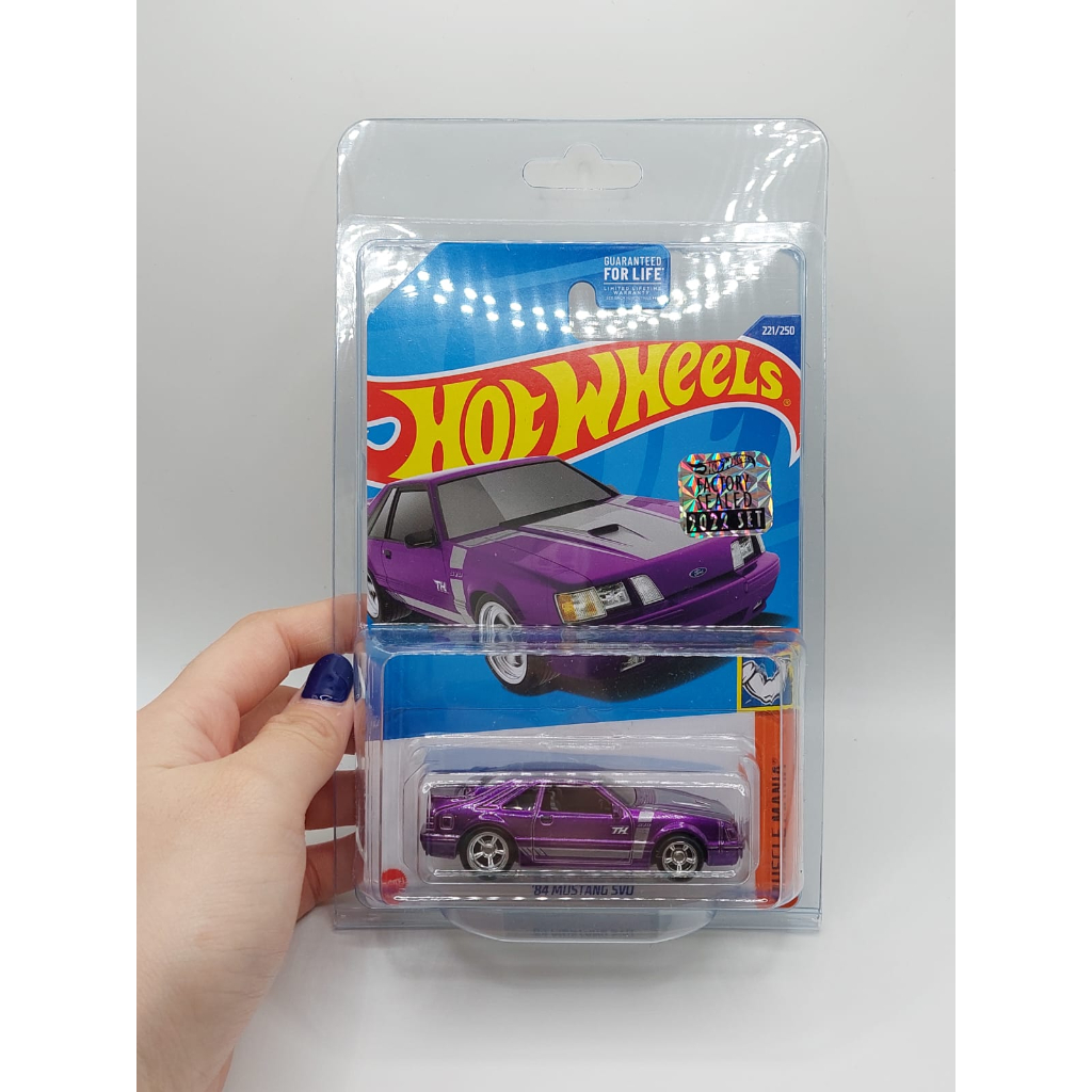 HOTWHEELS SUPER TREASURE HUNT 84 MUSTANG SVO FACTORY SEALED 2022