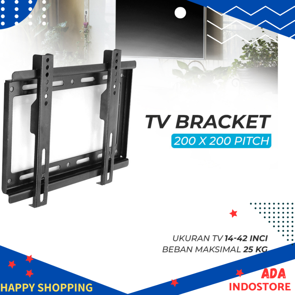 Bracket TV Pemasangan di Dinding Untuk TV 14-42 Inch