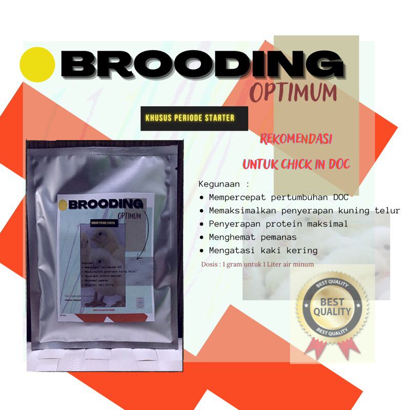 RK Suplemen Atasi kaki kering DOC BROODING OPTIMUM