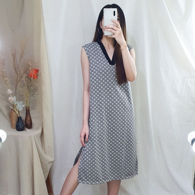 Dress Terusan Casual Wanita Premium - Mori Midi Dress NWclothing