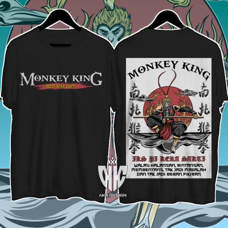 KAOS IKS PI FULL PUNGGUNG | MONKEY KING ,KAOS PASKER 1980 , KAOS DISTRO IKS.PI, SABLON A2