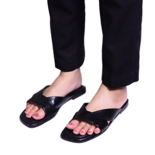 Izdihaar Sandal wanita flat simple / Sandal flat wanita kekinian
