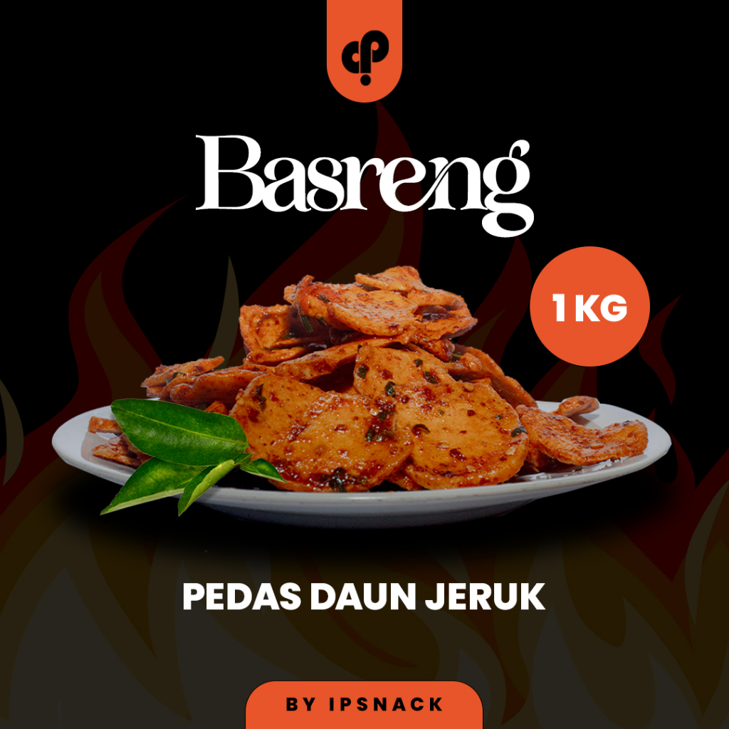 

Ipsnack Basreng Koin pedas (1kg)/ Basreng Pedas Daun Jeruk