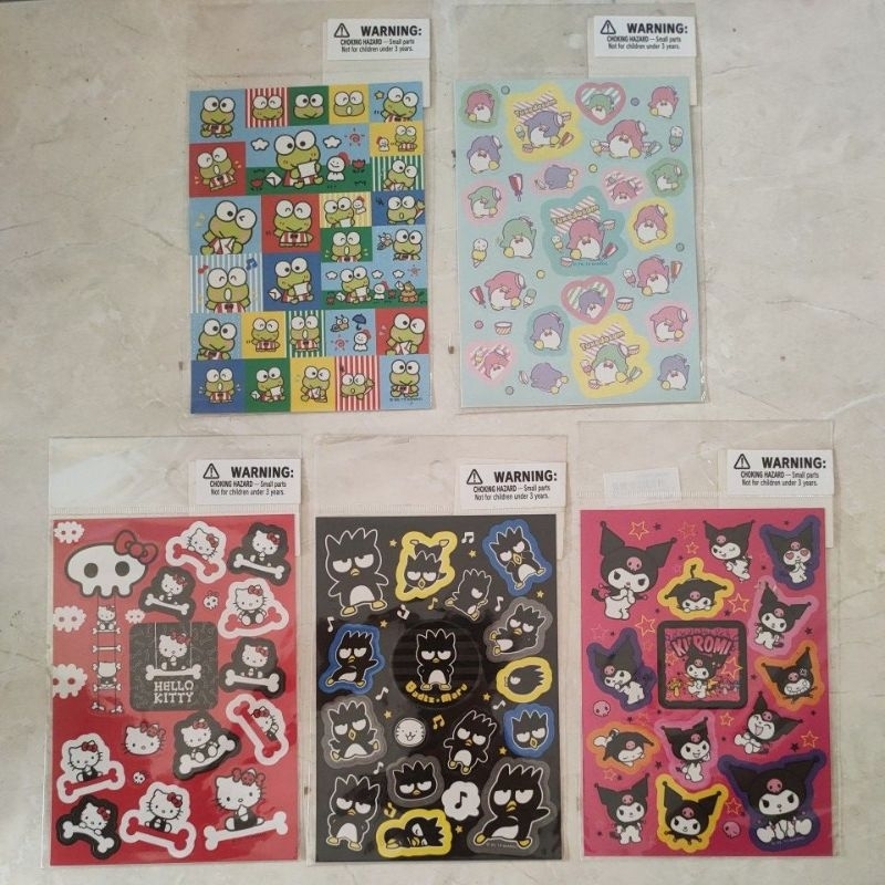 

sanrio sticker hello kitty keroppi tuxedosam badtz Maru kuromi cinnamoroll