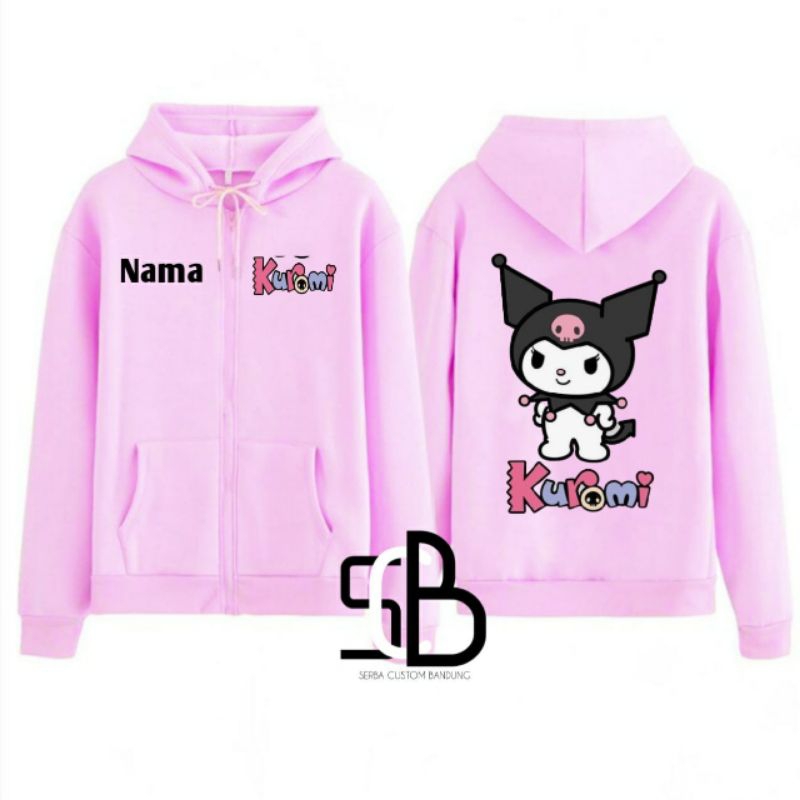 Kuromi Hoodie Jiper Anak Kuromi