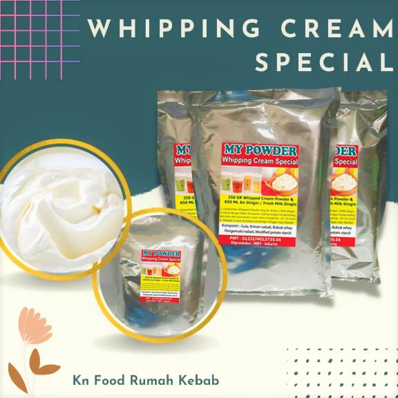 

Whipped Cream Toping