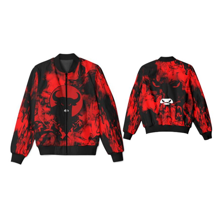 Jaket Bomber Partai PDIP // JAket PDIP - Jaket Partai PDI Perjuangan Custom Fullprint