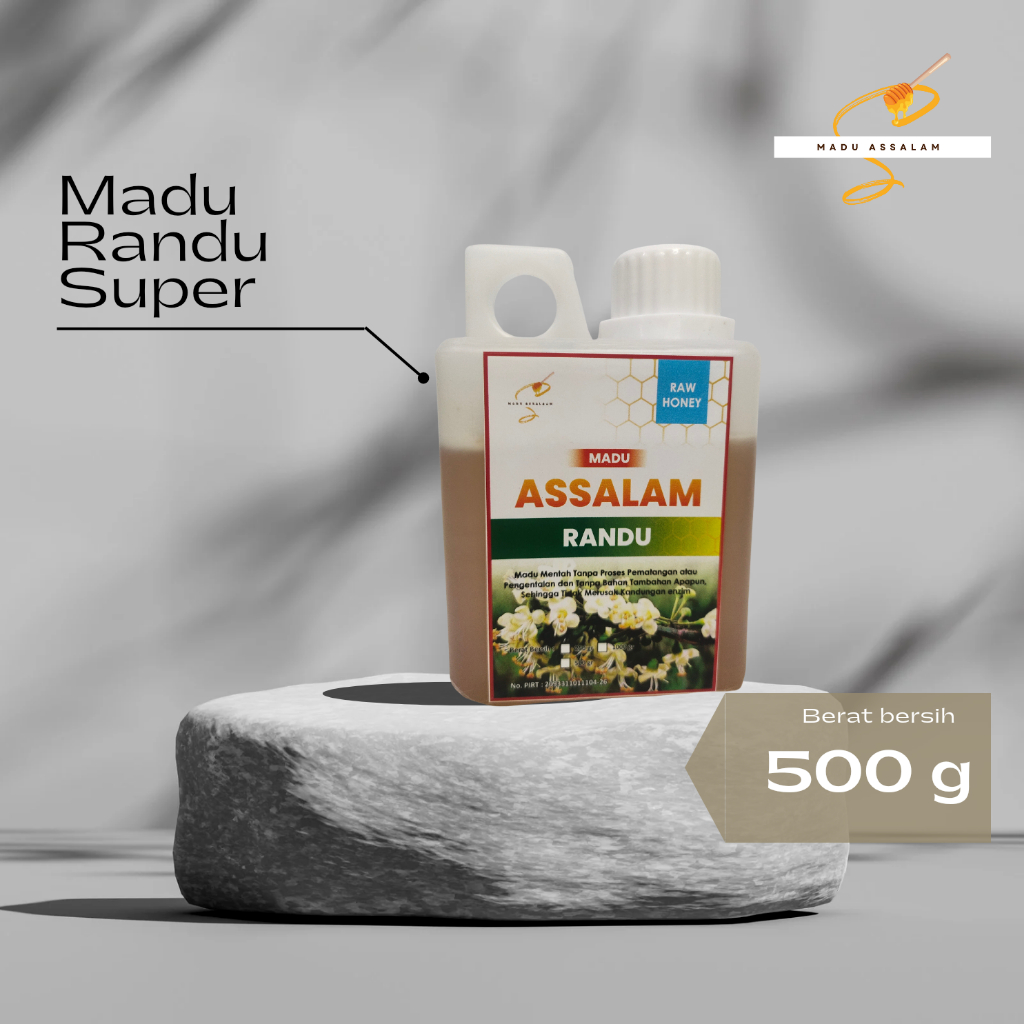 

Madu RANDU SUPER 500 gr by Madu Assalaam Murni Syrup Organik Diet Honey
