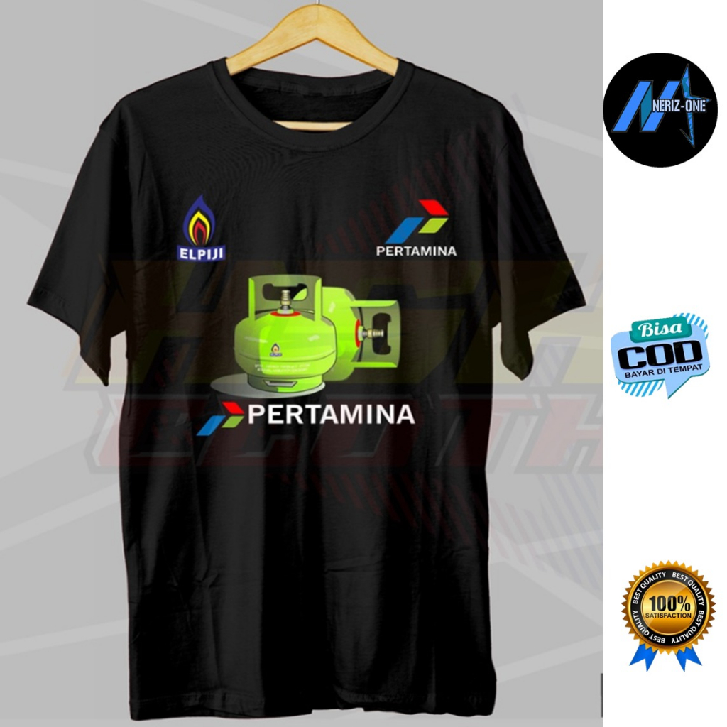 KAOS PERTAMINA ELPIJI GAS MELON | TSHIRT PREMIUM SABLON DTF ~ BAHAN KATUN COMBED