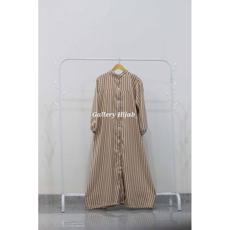 Gamis Salur Lybel MIDI Dress || bahan shakilla