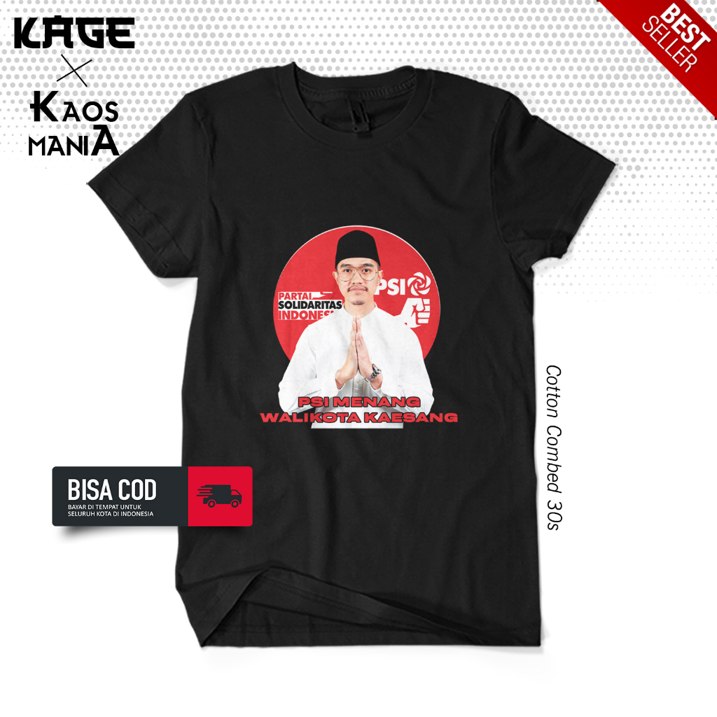 Kaos Atasan KAESANG PSI - Kaos Kaesang Pangarep BERGAYA STORE