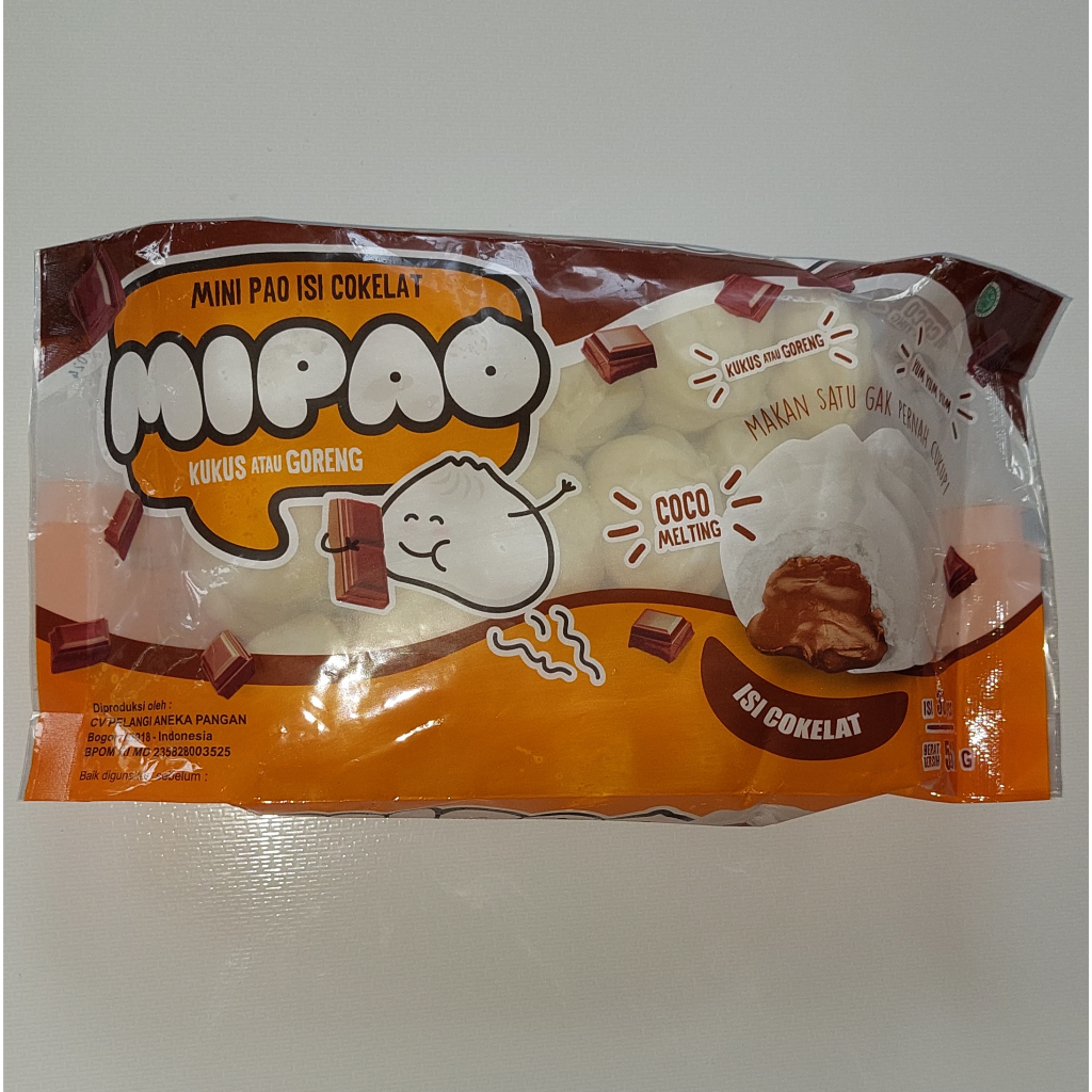 

Mipao Isi Coklat Pelangi 30 Pcs 510 Gr