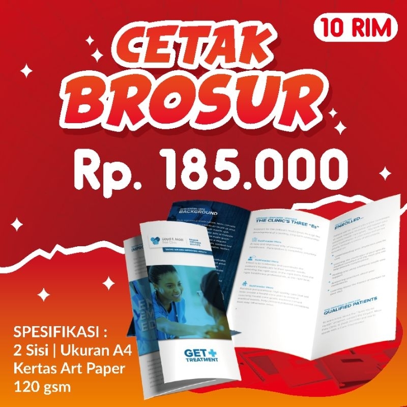 

Cetak brosur A4 10 rim (5.000 lbr) || Art Paper 120 gr [2 sisi]