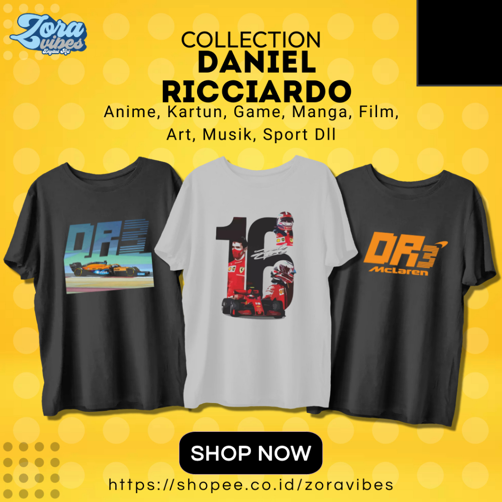 Daniel Ricciardo McLaren Racing 90s Vintage Bootleg