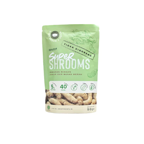 

PPUF! SUPERSHROOMS SNACK VEGETARIAN/VEGAN
