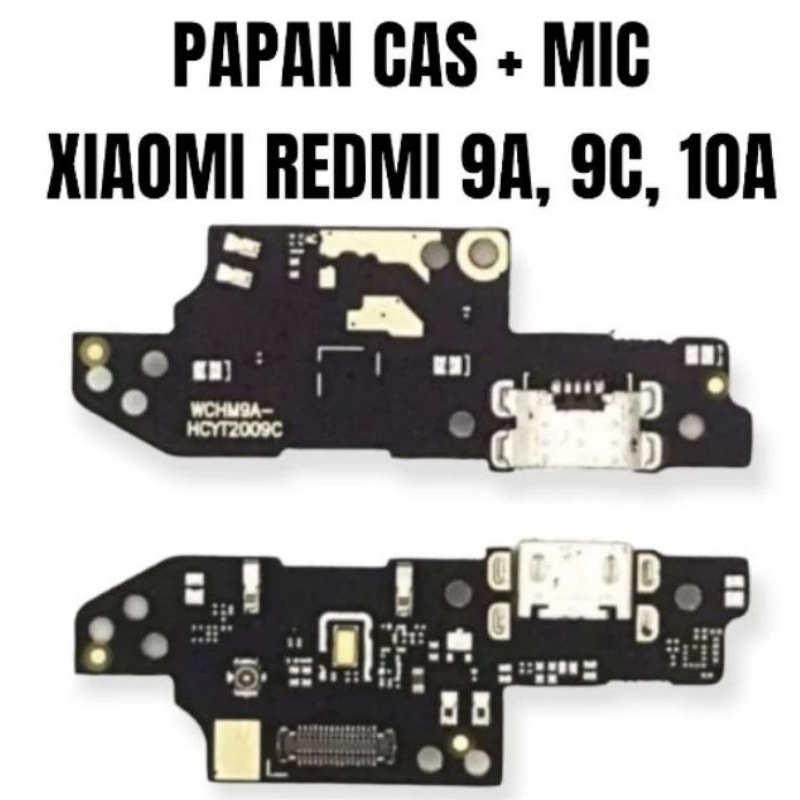 papan cas/flex cas/pcb cas/konektor cas Redmi 9a/9c/10a