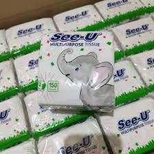 Tissue See U Multipurpose Tissu See U Pop Up 150s Tisu See U Pop Up Gajah 150s