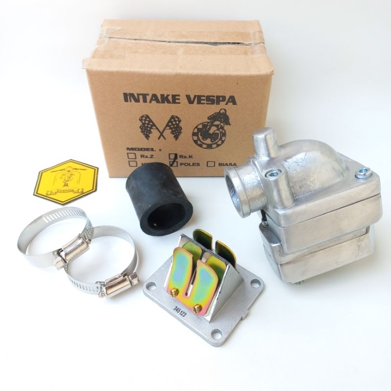 INTAKE SUSUN VESPA/MANIPOL VESPA KOMPLIT MEMBRAN RX K [VESPINO]