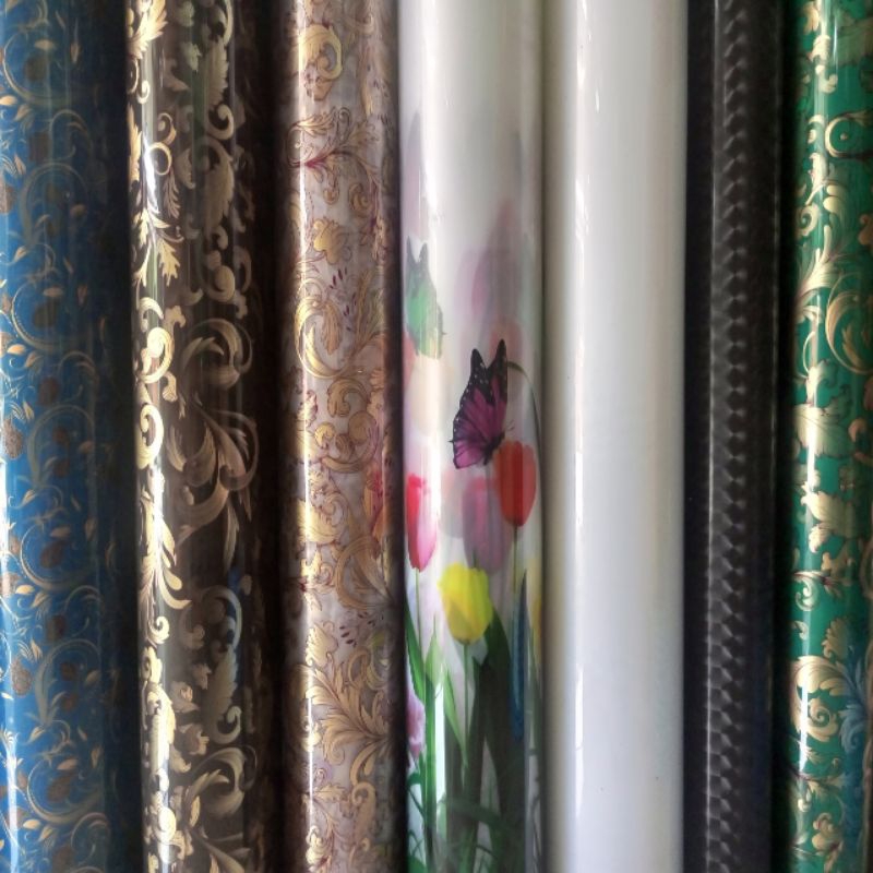 FIBER PENUTUP PAGAR FIBER VIBER PAGAR RUMAH PLASTIK MOTIF TEBAL 3D PER SETENGAH METER