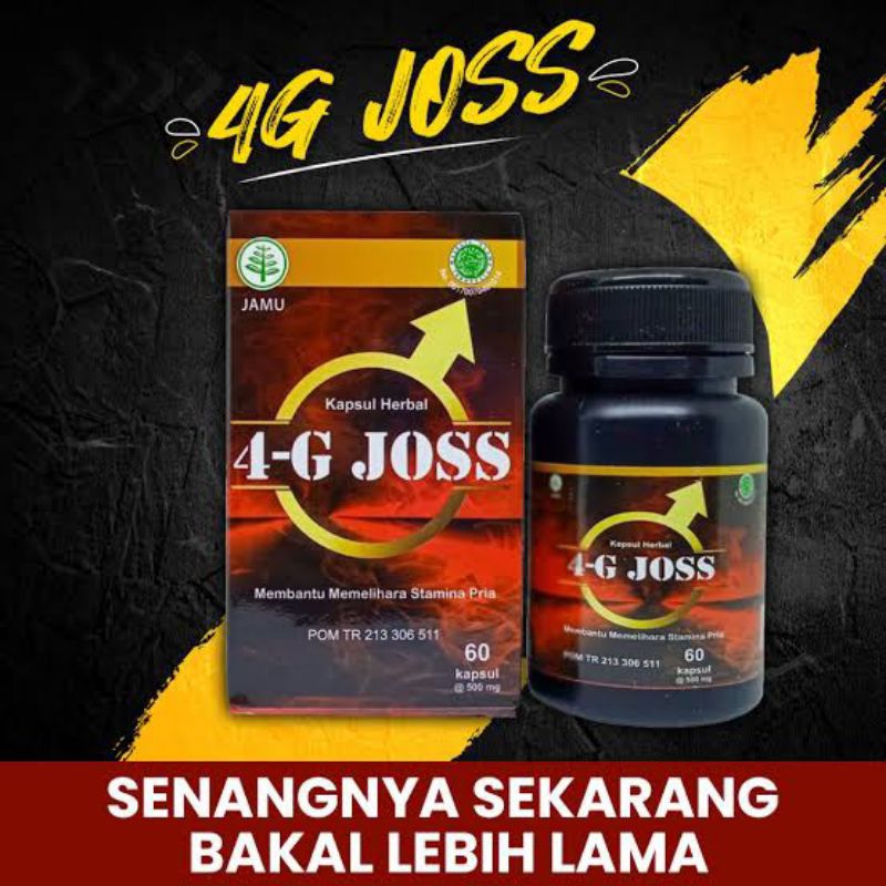 OBAT KUAT PENAMBAH STAMINA 4G-JOSS OBAT KUAT TRADISIONAL KHUSUS LELAKI OBAT KUAT SUDAH BPOM HALAL MU