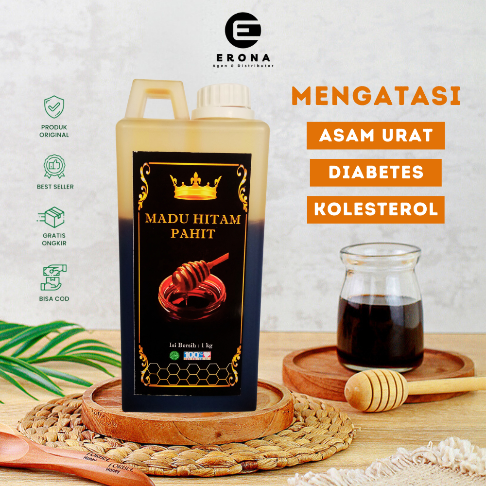 

MADU HITAM MADU PAHIT MADU ASLI MADU MURNI ISI 1KG MADU HITAM PAHIT OBAT ASAM LAMBUNG MAAG GERD ASAM URAT DIABETES KOLESTEROLORIGINAL