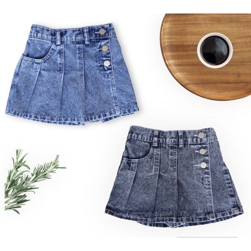 ROK CELANA JEANS ARABELLA//ROK CELANA JEANS ANAK PEREMPUAN 1-7 TAHUN