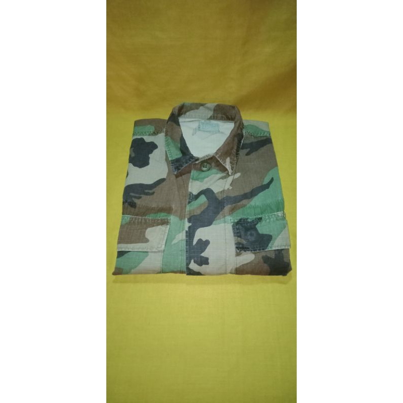 Bdu woodland jacket jaket tebal parka army m65