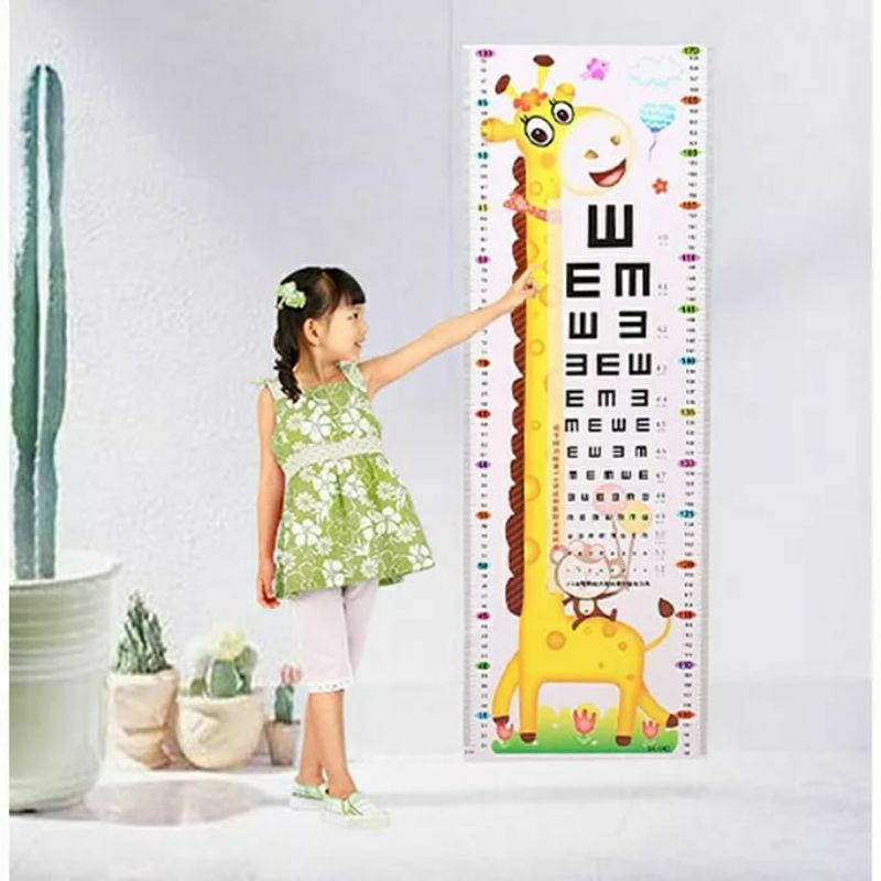 ✨TERBARU✔️WALLSTIKER / Stiker dinding pengukur tinggi badan anak Wallsticker