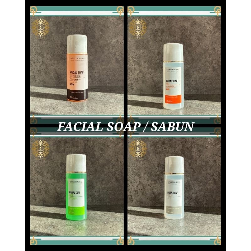noonasayang - BPOM Kitoderm Facial Soap Sabun Wajah Acne - Normal - Sensitive - Oily dan Lightening
